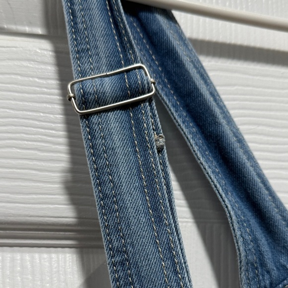 SHEIN Blue Denim Women Jeans Overalls - Picture 6 of 9